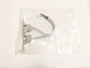 USB 2.0 A type Female PCI to Motherboard 10 pin wafer cable with bracket 180mm - Picture 1 of 4