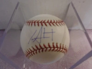 Ian Stewart signed OML Baseball w/ Tristar Authentication signed in Blue pen - Picture 1 of 5