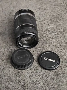 Canon EF-S 55-250mm 1:4-5.6 IS Stabilizer AF MF Zoom Camera Lens  - Picture 1 of 8