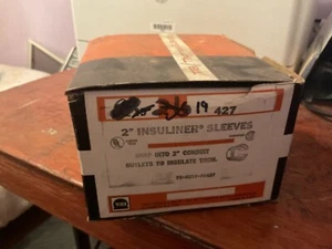Box mit 19 T&B 427-TB Snaps In 2" Conduit Insuliner Sleeves (BS-1150) - Bild 1 von 2
