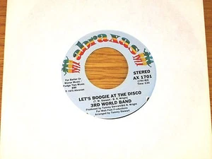 DISCO 45 RPM -3RD WORLD BAND - ABRAXAS 1701 - "LET'S BOOGIE AT THE DISCO" - Picture 1 of 2
