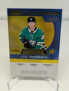 2021-22 Credenziali 2020-21 Biglietto Debutto Accesso Giallo /249 Joel Kiviranta #97 - Foto 1 di 2