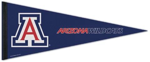 University of ARIZONA WILDCATS Premium Felt Wincraft NCAA Collectors PENNANT Cover