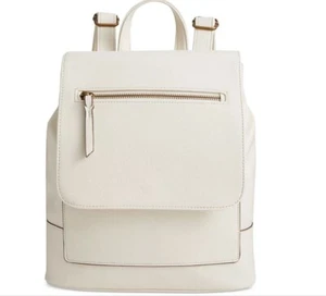 STYLE & CO Hudsonn flap medium women's backpack - Alabaster / Cream /Off white - Picture 1 of 6