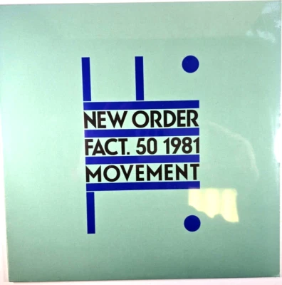 New Order Movement LP Album vinyl record Reissue 2016 on Factory - Image 1 of 4