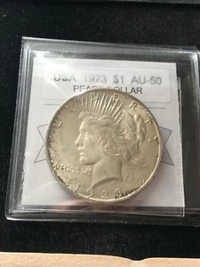1923 USA, Silver Peace Dollar. - Picture 1 of 8