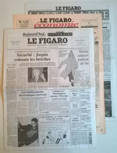 LE FIGARO du 28 janvier 1999 - Spécial Angoulême : TINTIN - Etat Collector - Imagen 1 de 12