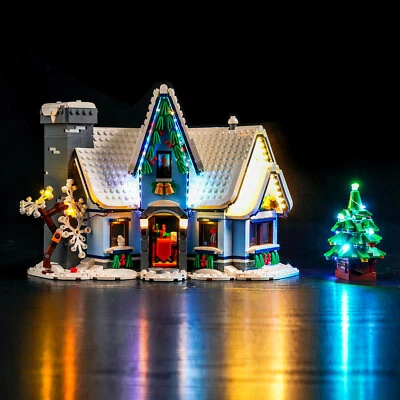 BrickBling LED Licht Kit für LEGO Santa’s Visit 10293 Dekoration (Neu Standard)