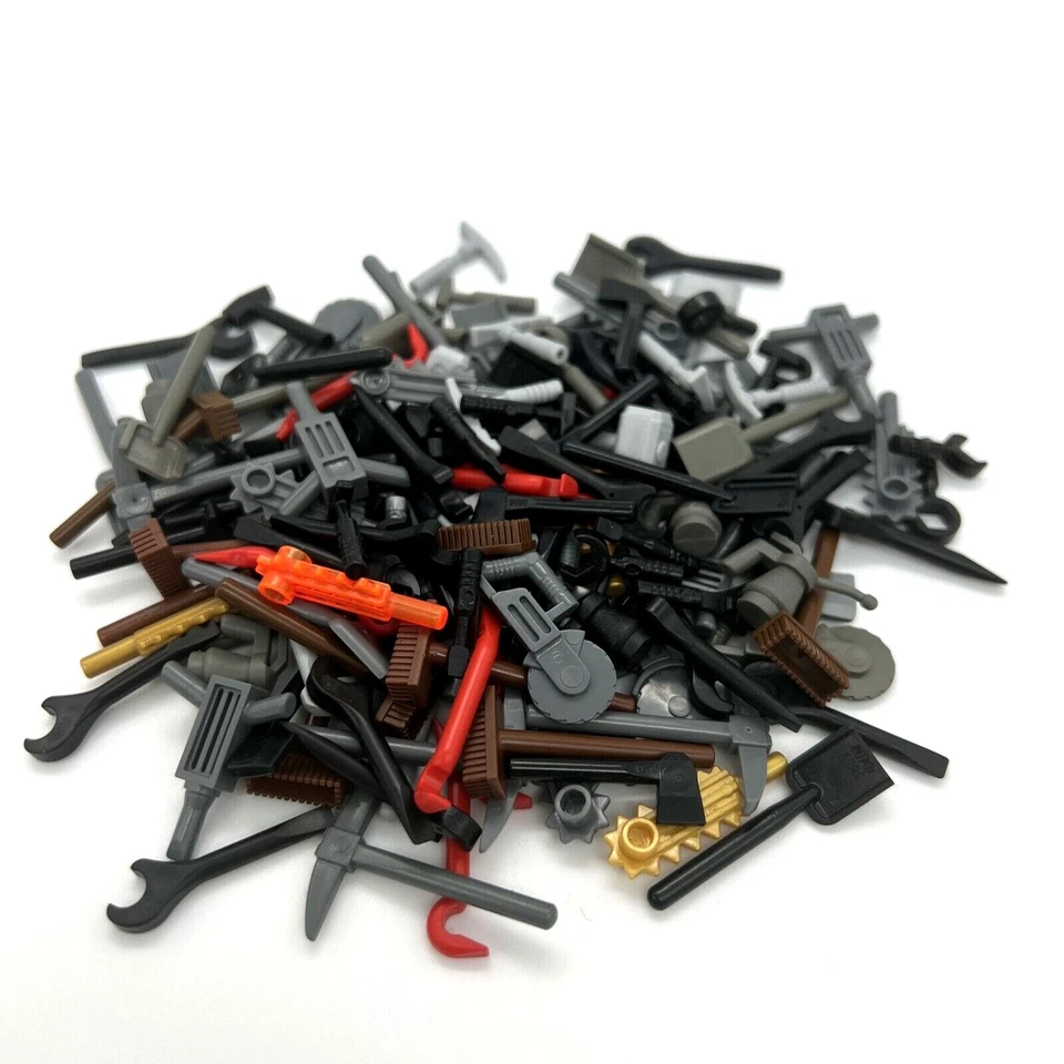 LEGO 20 Stück Figuren Zubehör Werkzeuge Werkstatt Baustelle City Zuf. Auswahl - Bild 1 von 1