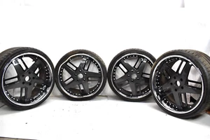 2010 - 2016 PORSCHE PANAMERA 21" FORGIATO 3 PIECE STAGGERED WHEELS RIMS & TIRES - Picture 1 of 24