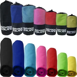 Microfibre Towel Fitness Fast Dry Gym Beach Yoga Sport Travel Swimming Bath Hand - Picture 1 of 43
