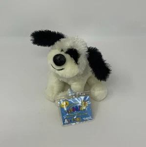 Ganz Webkinz B & W Cheeky Dog 7" Plush Stuffed Animal Code - Picture 1 of 7