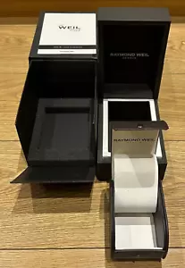Original Original Raymond Weil Swiss Uhr Präsentation Reisebox Etui komplett - Bild 1 von 10