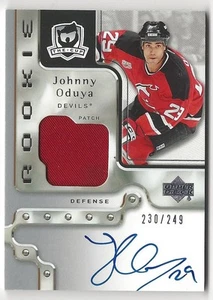 Johnny Oduya 2006-07 UD The Cup Rookie Autograph Patch /249 NJ Devils Auto - Bild 1 von 2