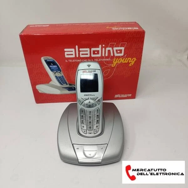 Telefono Cordless Aladino Young (Colore Argento) - Immagine 1 di 2