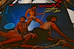 BONEY M LOVE FOR SALE 1977 ORIG 1ST PRESS HONG KONG 12' VINYL EX W. POSTER - Picture 1 of 5