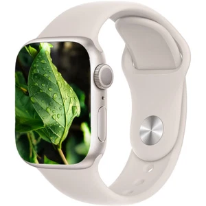 Apple Watch Series 7 Aluminiumgehäuse 41 mm Starlight GPS+Cellular *Wie Neu* - Afbeelding 1 van 1