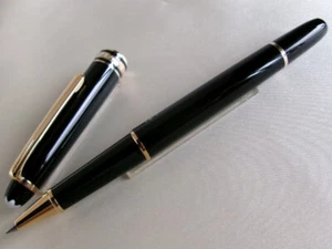 Bolígrafo Montblanc Meisterstuck Classique 163 negro GT nombre tallado - Imagen 1 de 10
