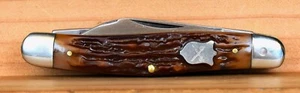 VINTAGE CAMILLUS NEW YORK USA #165 SWORD BRAND MEDIUM STOCKMAN KNIFE 1960-1976 - Picture 1 of 17
