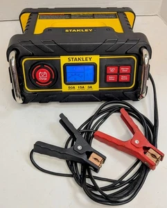 Stanley BC50BS - 12 Volt 245W 15 Ampere Batterieladegerät Starthilfe FUNKTIONIERT - Bild 1 von 4