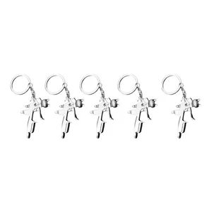 5 PCS Water Gun Keychain Cute Keychains Bottle Small Gifts Exquisite Rings - Picture 1 of 9
