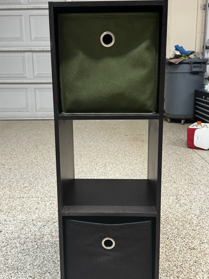 Shelving With Fabric Drawers - Image 1 of 3