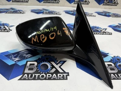 Espelho de porta lateral direito do passageiro Nissan Maxima RH 2016-2020 com sinal preto OEM - Imagem 1 de 4