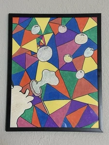 Abstrakte Kunst - gerahmt - Originalstück von Andy - Bild 1 von 1