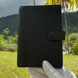 Louis Vuitton Taiga Leder Agenda Notizbuch Hülle Agenda PM Original - Bild 1 von 15