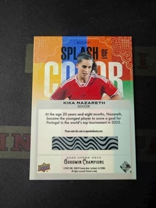 2025 Upper Deck Goodwin Splash of Color 3D Tier-1 with Bonus Code Kika Nazareth - Picture 1 of 1