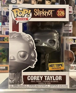 🔥 Funko Pop! Music Slipknot Corey Taylor #326 Platinum Hot Topic VAULTED - Picture 1 of 10