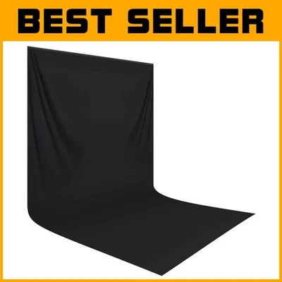 Fondo fotográfico negro ligero 10x20 - esencial para eventos y estudios Foto 1 de 4