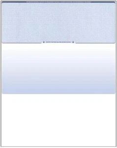 Blank Check Paper - 500 Pack - Computer Security Business Checks, QuickBooks ... - Picture 1 of 6