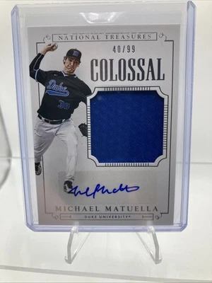 2015 National Treasures #MM Michael Matuella Duke 40/99 Mem Au - Image 1 of 4