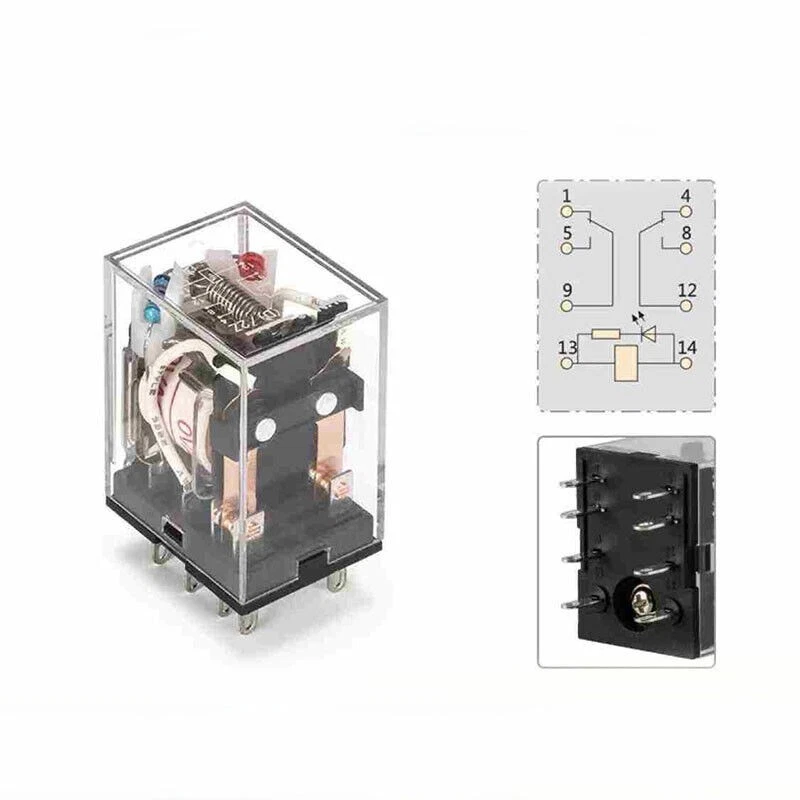 New For CHNT JZX-22F(D)/2Z 8PIN DC12V Small Relay 1PC - Image 1 of 1