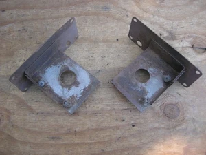 1955 1956 1957 CHEVY NOMAD STATION WAGON TAILGATE RETRACTION REEL BRACKETS - Picture 1 of 15
