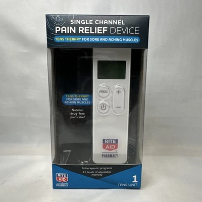 Rite Aid Single Channel Pain Relief Device TENS Therapy Muscle & Joint Pain - Image 1 of 3