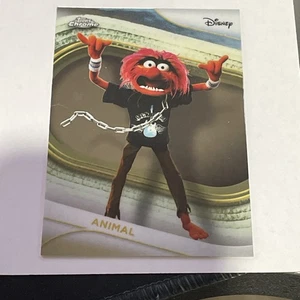 Cadena 124 tarjeta única animal de los Muppets de Disney cromada Topps - Imagen 1 de 2