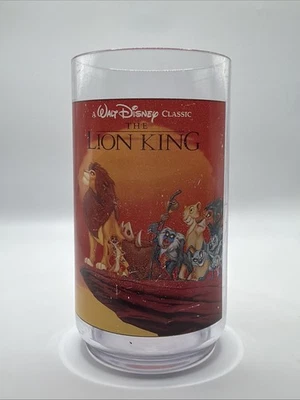 Walt Disney Burger King Collector Series 1994 LionKing Plastic Drinking Glass #3 - Image 1 of 4