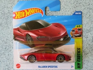 Hot Wheels H5K 209 McLAREN SPEEDTAIL rojo 2025 209/250 CaseK - Imagen 1 de 2