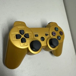 Generic Sony Playstation 3 PS3; GOLD Wireless Controller - Untested - Picture 1 of 10