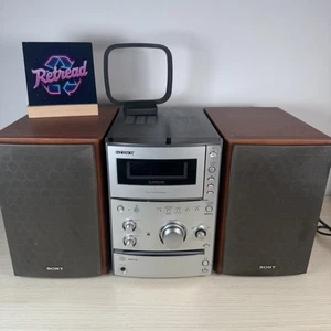Sony Micro Hi-Fi System CMT-CPX11 with CD, Tape, Tuner & AUX - No Remote Control - Picture 1 of 18