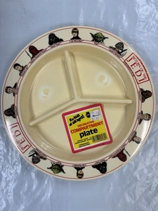 1982 Deka Plastics Star Wars Return of The Jedi Decorative Compartment Plate 9.5 - Picture 1 of 10