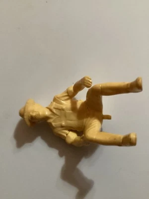 VINTAGE MARX FARMER TRACTOR DRIVER FIGURE SEATED 50'S OR 60'S ERA 3+”; tan  - Image 1 of 3