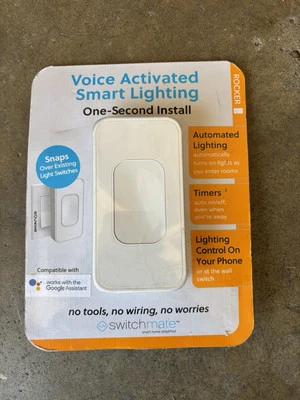 Balancín de control de iluminación inteligente Switchmate RSM001W con baterías blanco - nuevo sellado Foto 1 de 2