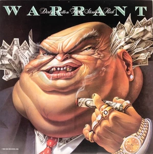WARRANT DIRTY ROTTEN FITHY STINKING RICH Album Cover Promo 12x12 Flat Poster - Picture 1 of 2