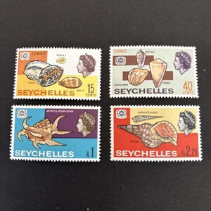 Postage Stamp Set Seychelles MM 1967 Sea Shells - Picture 1 of 2