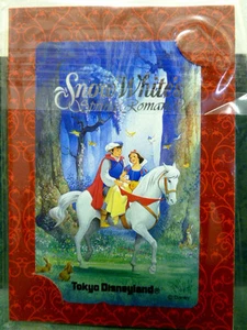 DISNEY COLLECTIBLE PREPAID PHONE CARDS JAPAN TOKYO DISNEYLAND SNOW WHITE - Picture 1 of 1