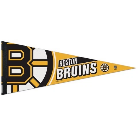BOSTON BRUINS PREMIUM QUALITY PENNANT 12"X30" BIG LOGO BANNER NHL LICENSED Cover