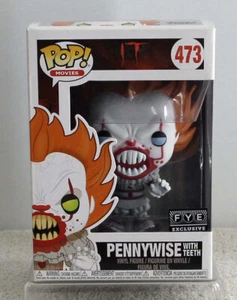 Pennywise with Teeth #473 Funko Pop! Movies Vinyl Figure FYE Exclusive NEW - Picture 1 of 4